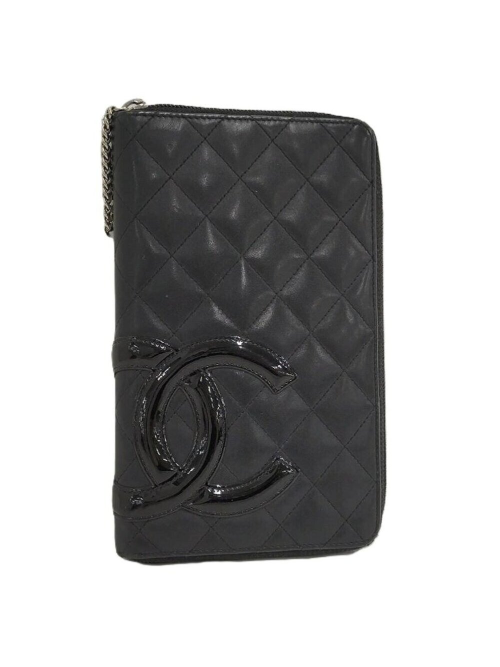 Chanel Organizer Wallet Cambon Leather Black